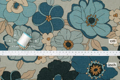 Japanese Fabric Mattina Di Vacanza Charlotte Floral - F - 50cm