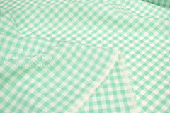 Japanese Fabric 100% linen gingham - mint - 50cm