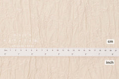 Japanese Fabric Shokunin Collection Sun-Dried Embroidered Cotton Batiste Carmella - cream - 50cm