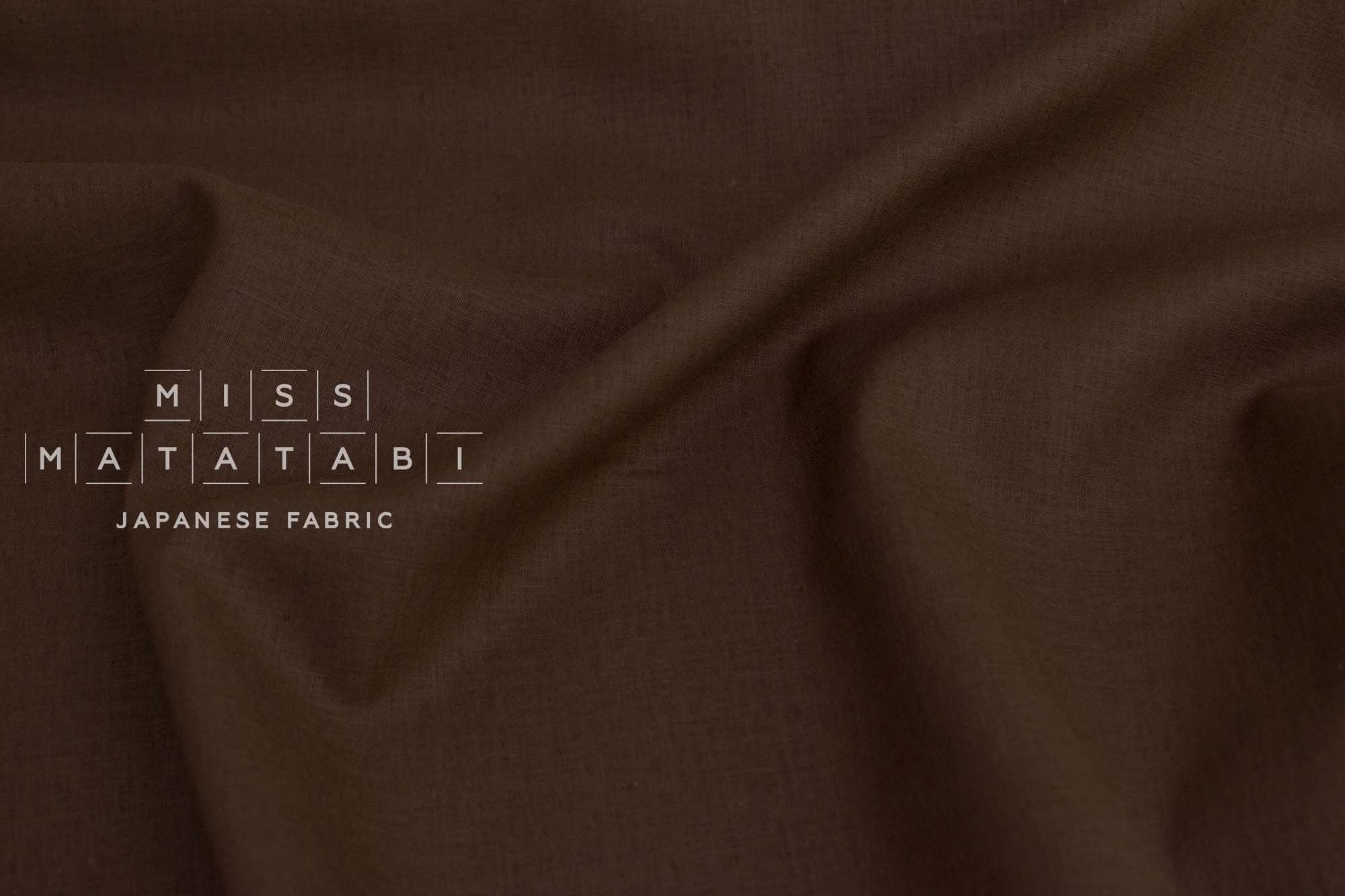 Japanese Fabric Soft Linen Blend Solids - G - 50cm