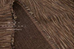 Japanese Fabric Shokunin Collection Yarn-Dyed Slub Kasuri - brown - 50cm