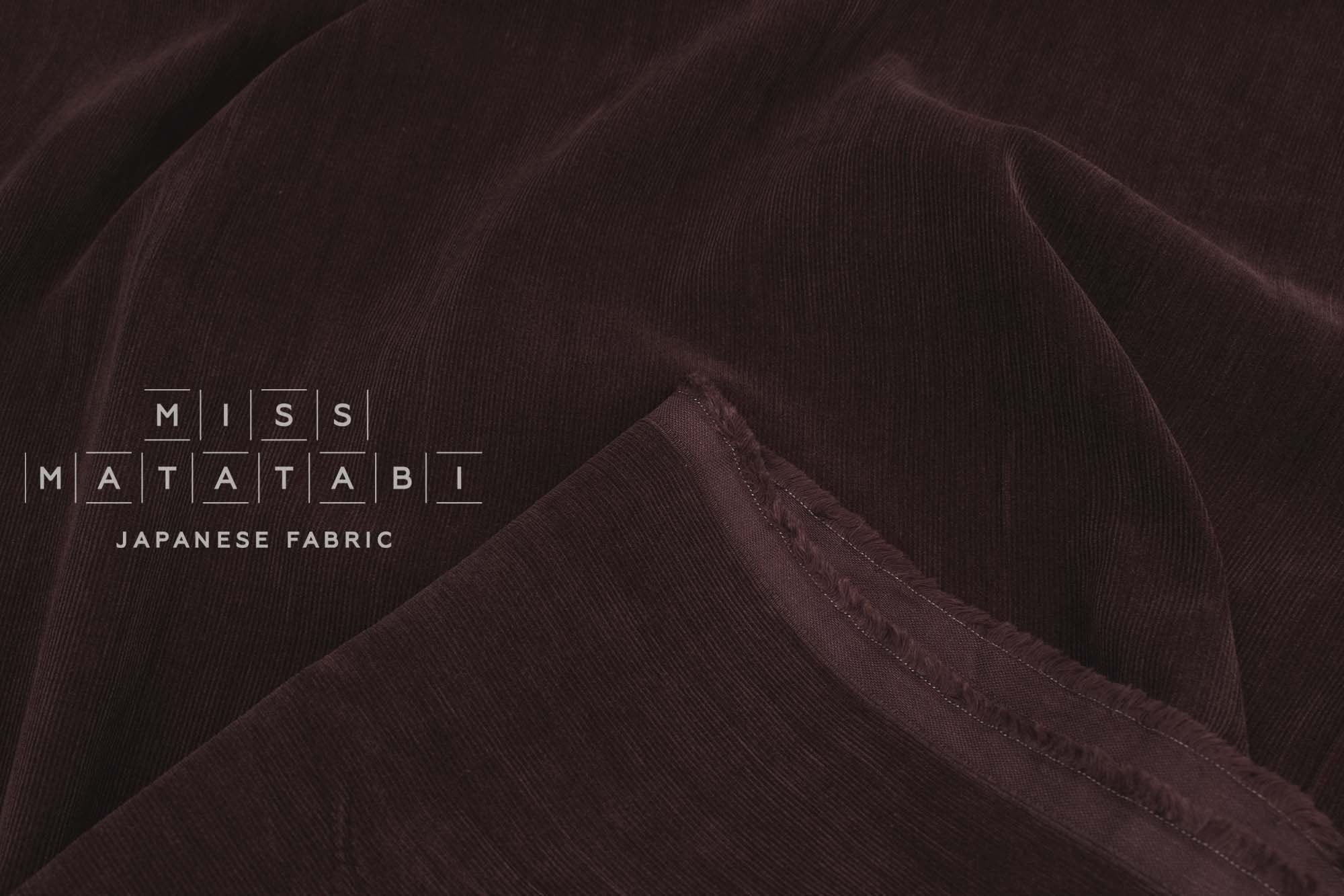 Japanese Fabric Shokunin Collection Sun-Dried Corduroy - 26 - 50cm