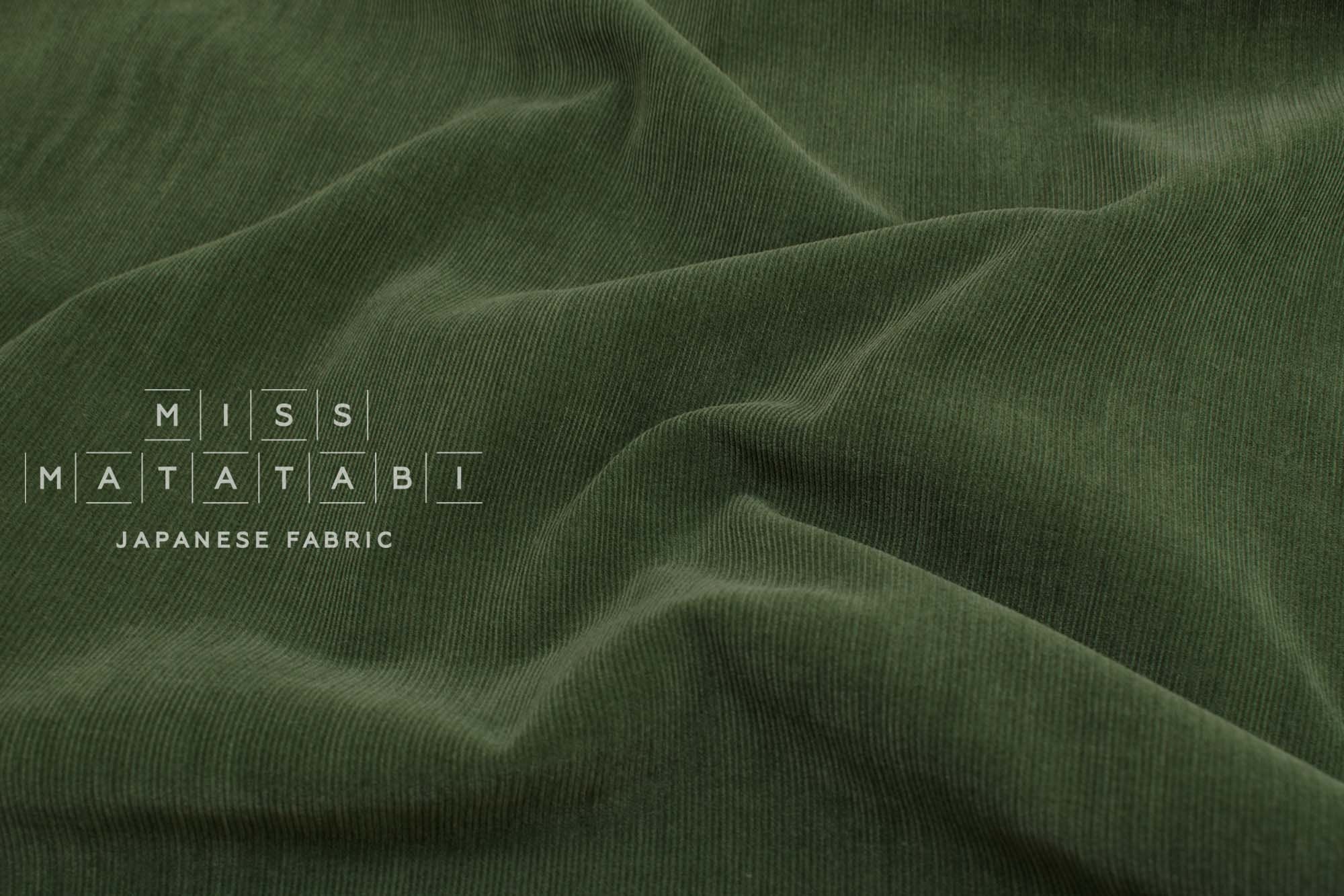 Japanese Fabric Shokunin Collection Sun-Dried Corduroy - 61 - 50cm