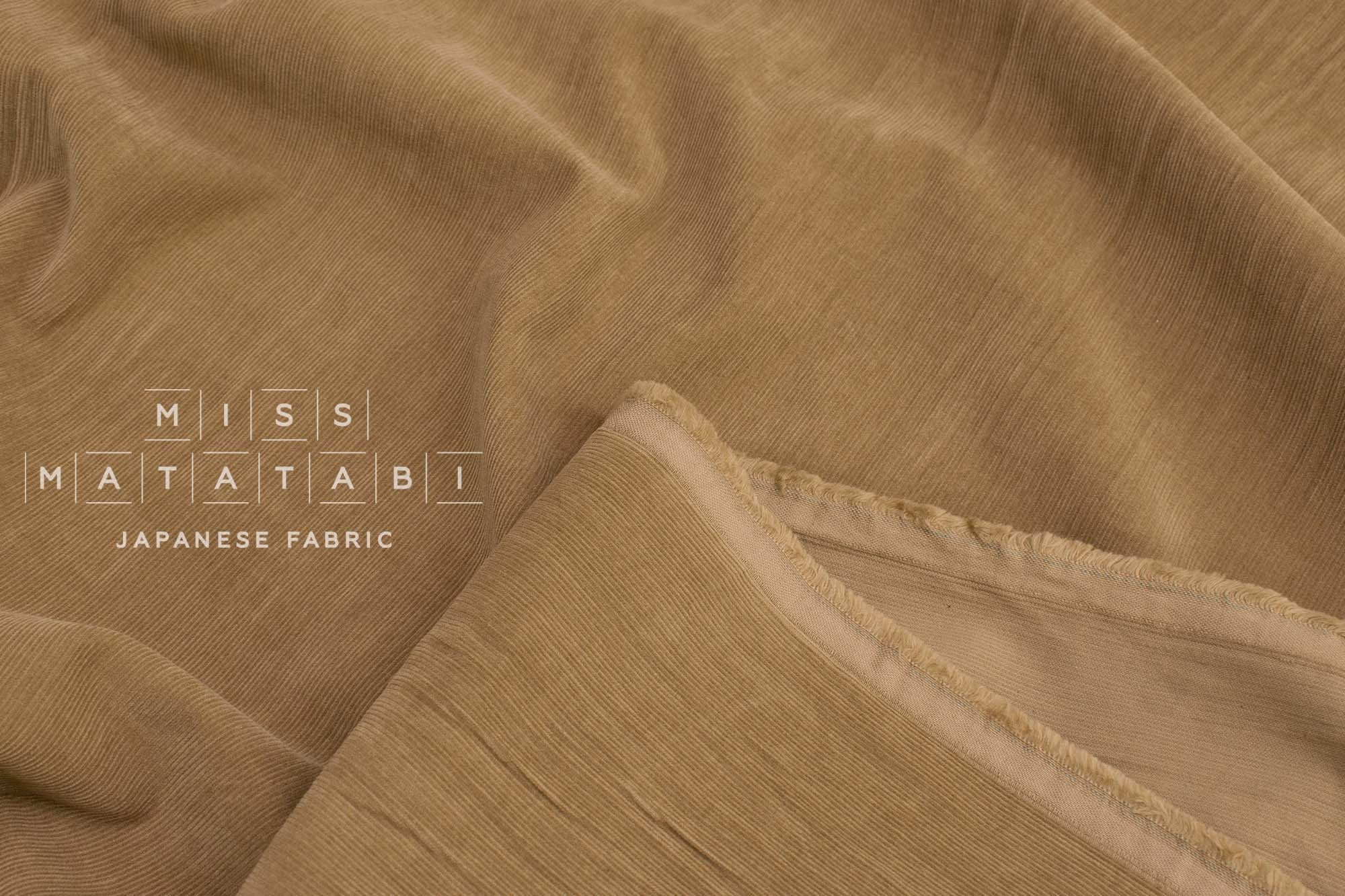 Japanese Fabric Shokunin Collection Sun-Dried Corduroy - 21 - 50cm