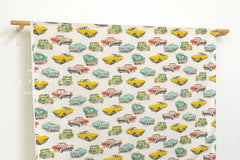 Japanese Fabric Classic Cars - A - 50cm