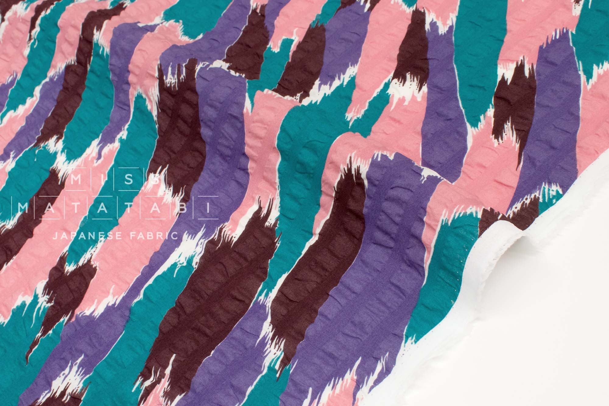 Japanese Fabric Gloria Seersucker - B - 50cm