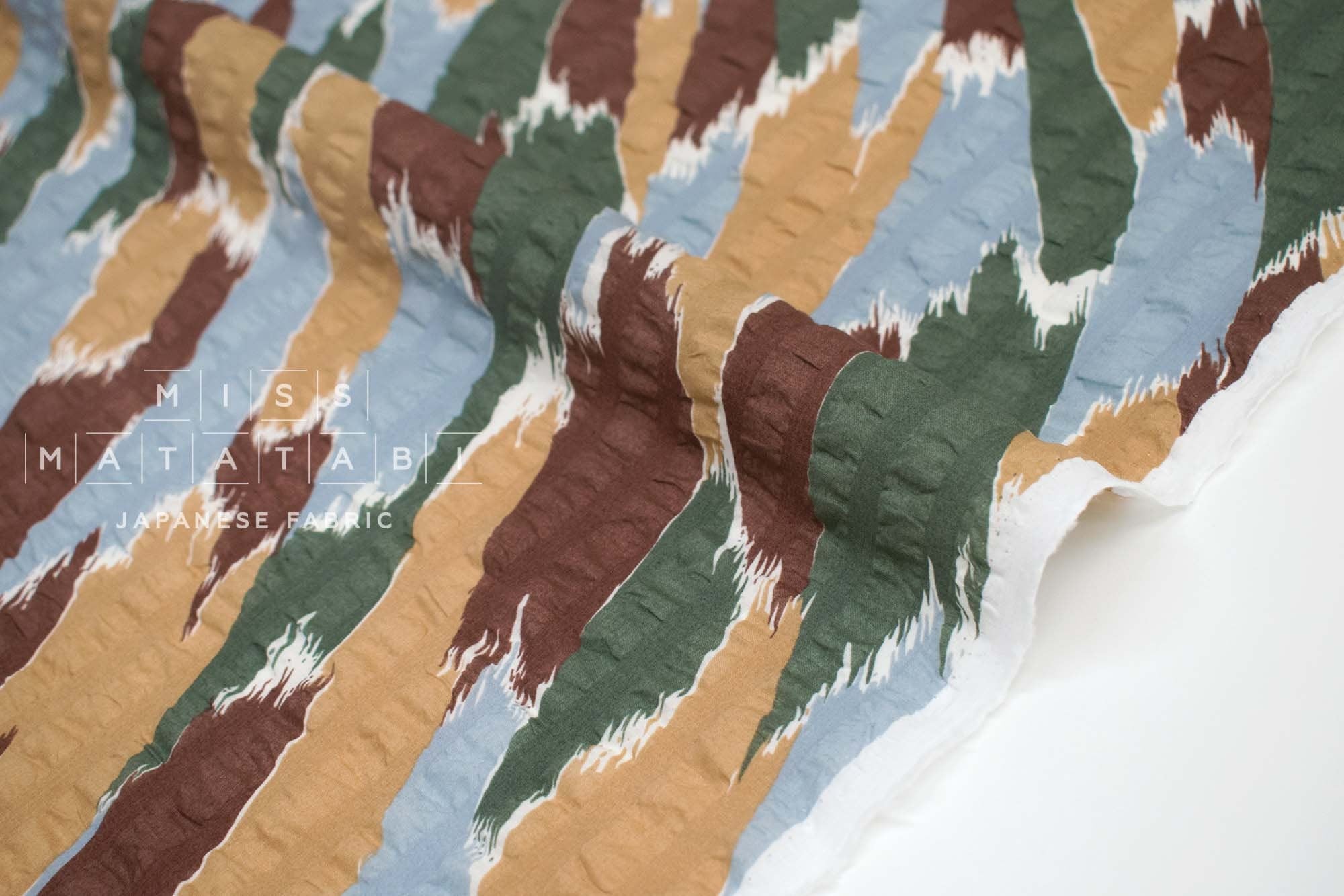 Japanese Fabric Gloria Seersucker - D - 50cm