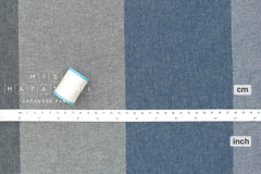 DEADSTOCK Japanese Fabric Yarn Dyed Stripes II - multi denim - 50cm