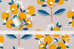 Japanese Fabric Lemon Flowers - A - 50cm