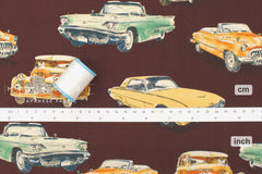 Japanese Fabric Classic Cars - E - 50cm