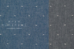 DEADSTOCK Japanese Fabric Yarn Dyed Stripes III - multi denim - 50cm