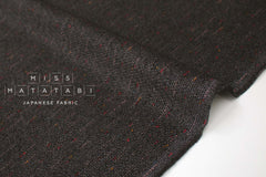 Japanese Fabric Nep Corduroy - dark navy blue - 50cm