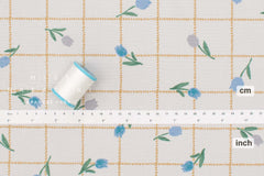 Japanese Fabric Tulips Panel - 60cm