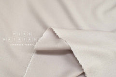 Japanese Fabric 100% Wool Crepe Georgette - greige - 50cm