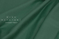 Japanese Fabric 100% Wool Crepe Georgette - green - 50cm