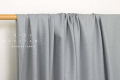 Japanese Fabric 100% Wool Crepe Georgette - light grey - 50cm