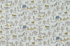 Japanese Fabric Village Life Rayon Blend - light sage blue - 50cm