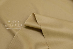 Japanese Fabric 100% Wool Crepe Georgette - camel - 50cm