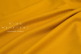 Japanese Fabric 100% Wool Crepe Georgette - bright mustard - 50cm