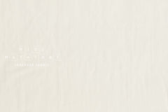 Japanese Fabric Washed Linen Blend Solids - off white - 50cm