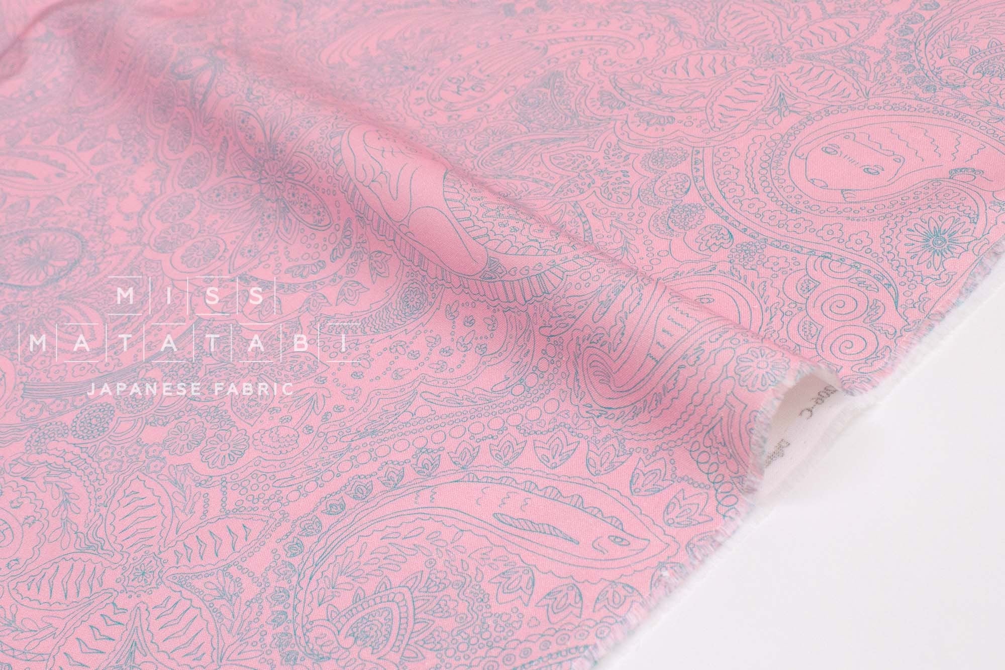 Japanese Fabric Creatures in Paisley III - 50cm