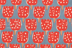 Japanese Fabric Prehistoric Floral - A - 50cm