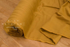 Japanese Fabric Solid 4-layer gauze - dark mustard - 50cm