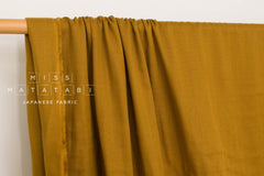 Japanese Fabric Solid 4-layer gauze - dark mustard - 50cm