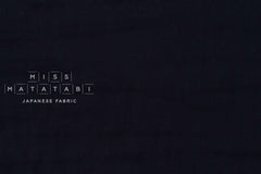 Japanese Fabric Solid 4-layer gauze - dark navy - 50cm