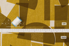 Japanese Fabric Architecture Linen Blend - mustard - 50cm