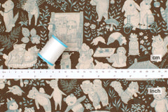 Japanese Fabric Preparing for Winter - C - 50cm