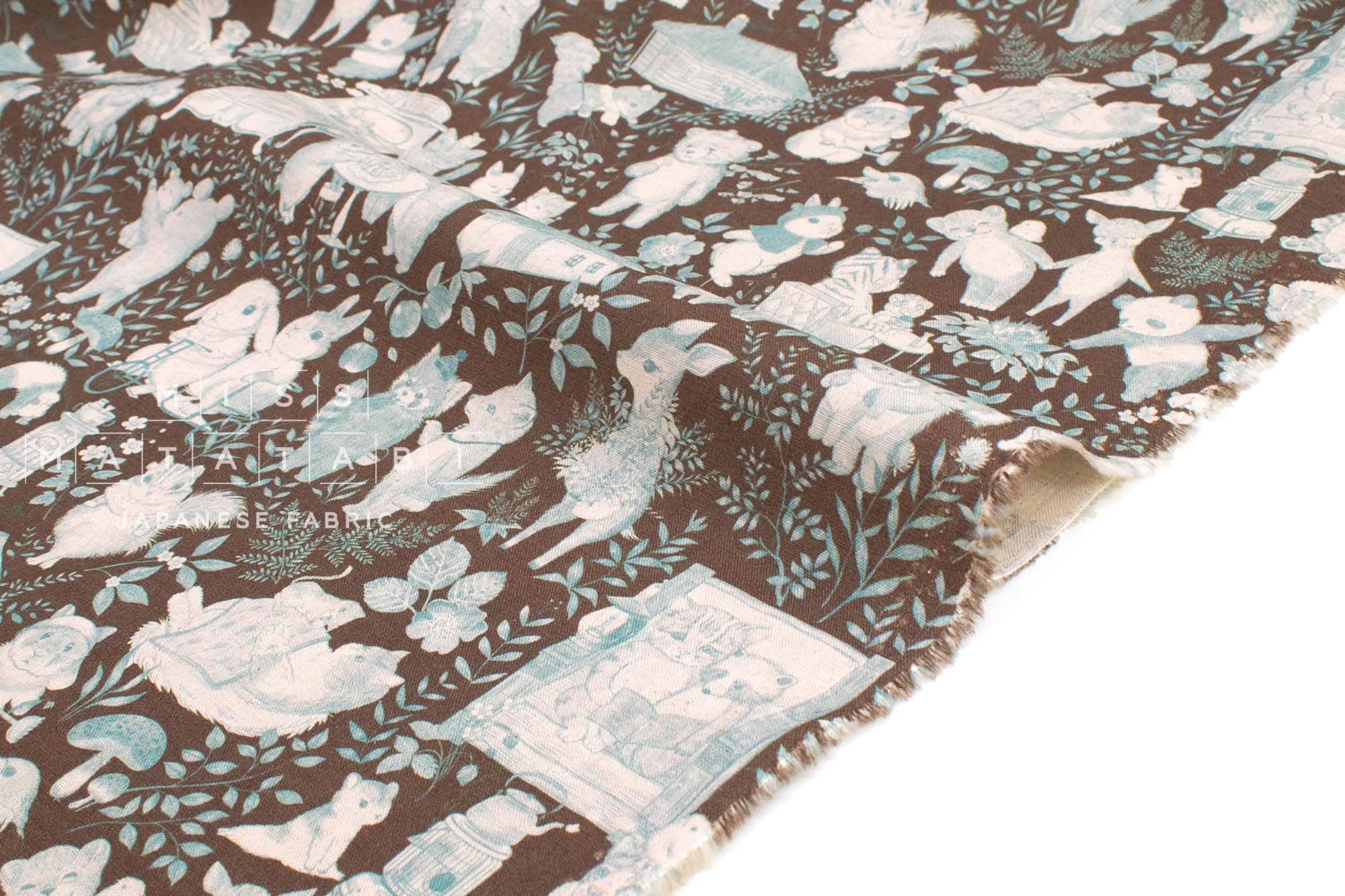 Japanese Fabric Preparing for Winter - C - 50cm