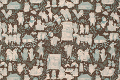 Japanese Fabric Preparing for Winter - C - 50cm