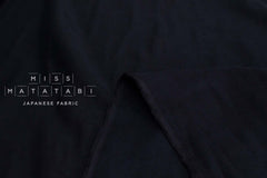 Japanese Fabric Solid 4-layer gauze - dark navy - 50cm