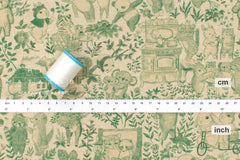 Japanese Fabric Preparing for Winter - A - 50cm