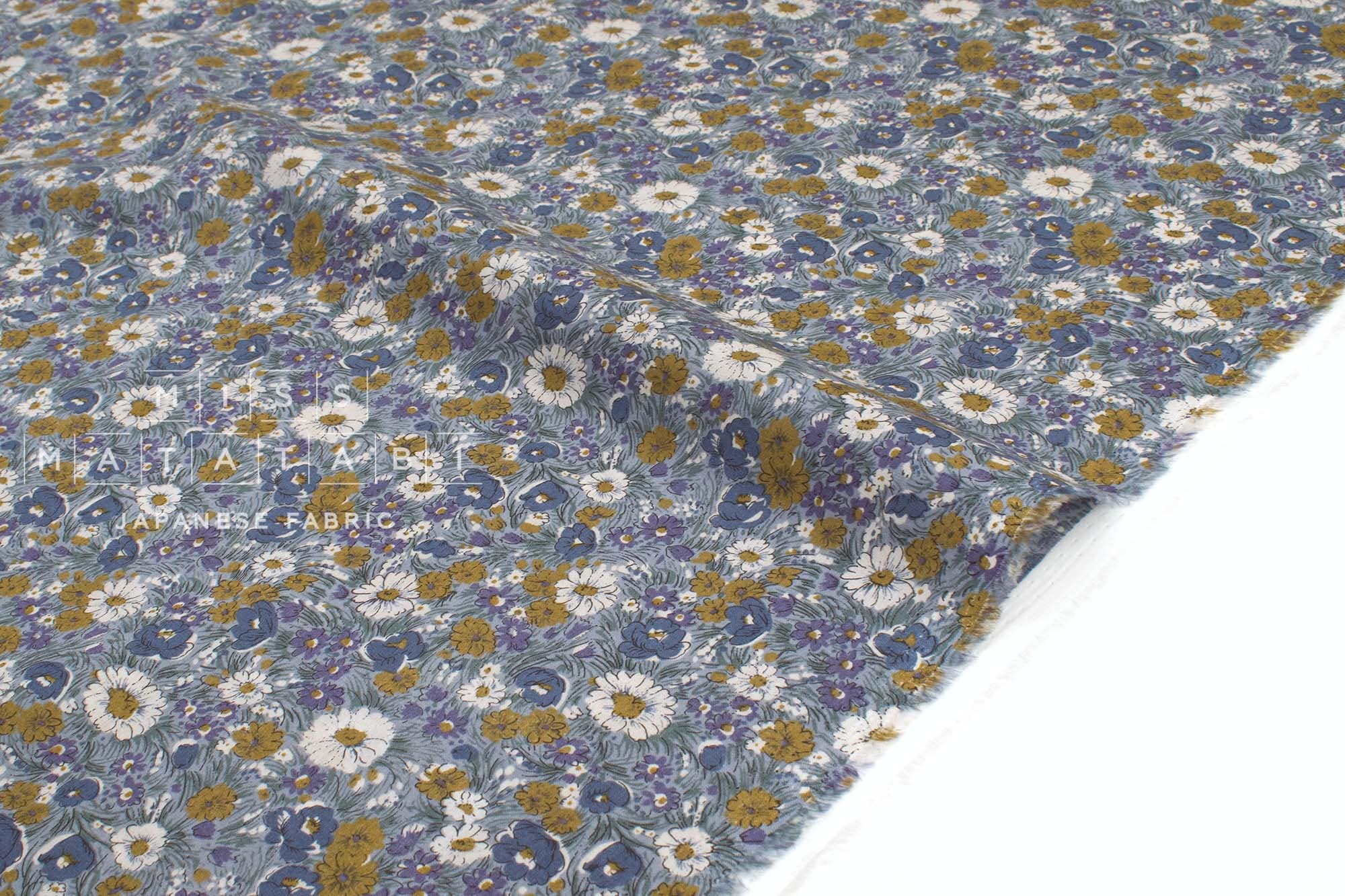 Japanese Fabric Wild Meadow - E - 50cm