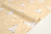 DEADSTOCK Japanese Fabric Contemplative Polar Bear - B - 50cm