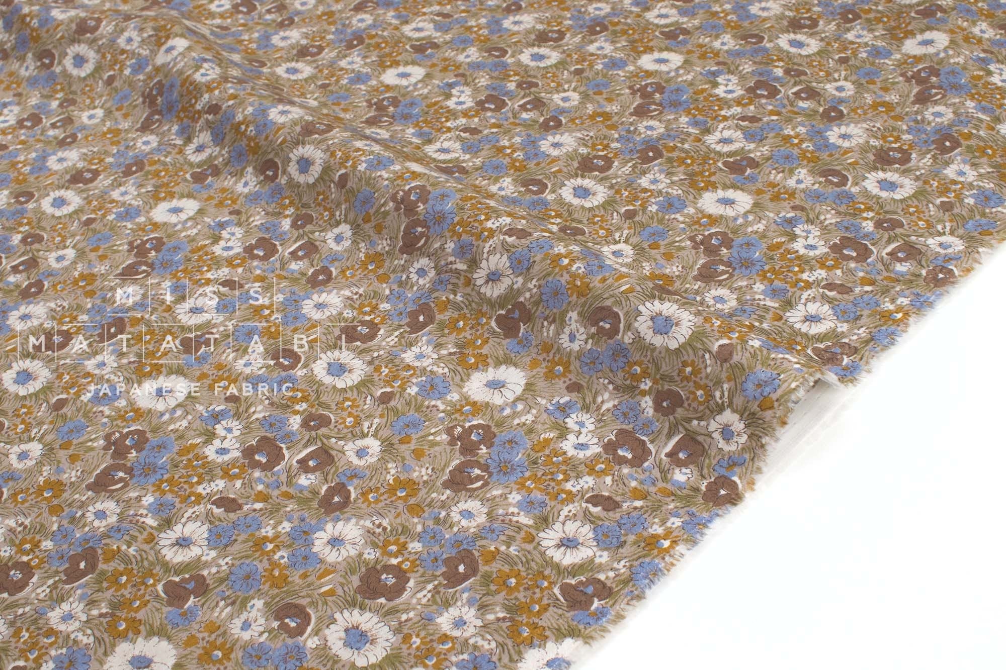 Japanese Fabric Wild Meadow - D - 50cm