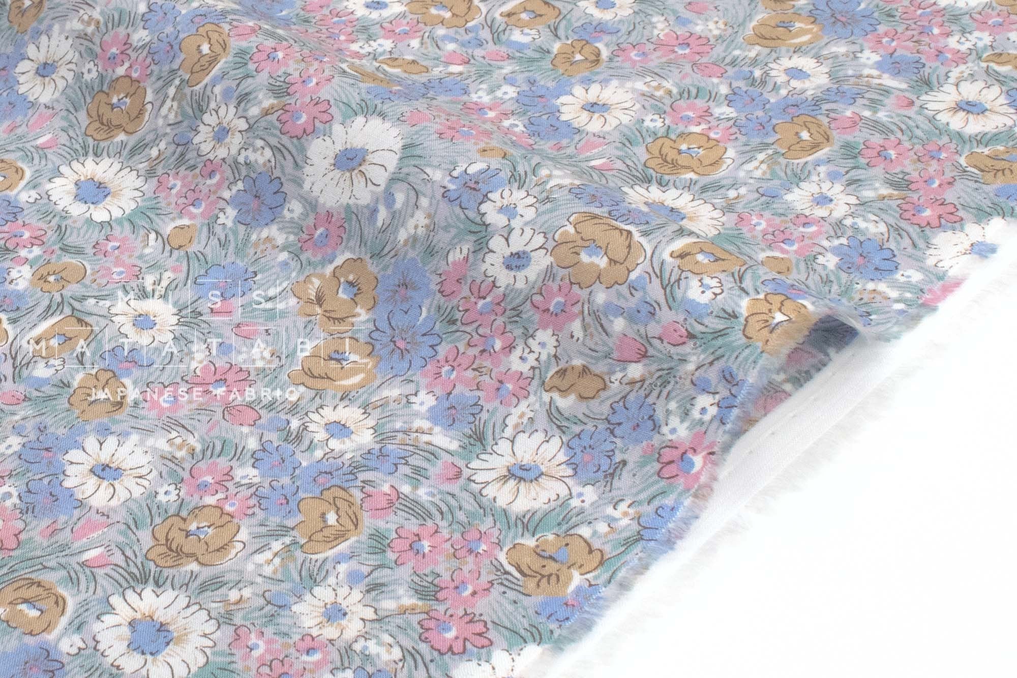 Japanese Fabric Wild Meadow - B - 50cm