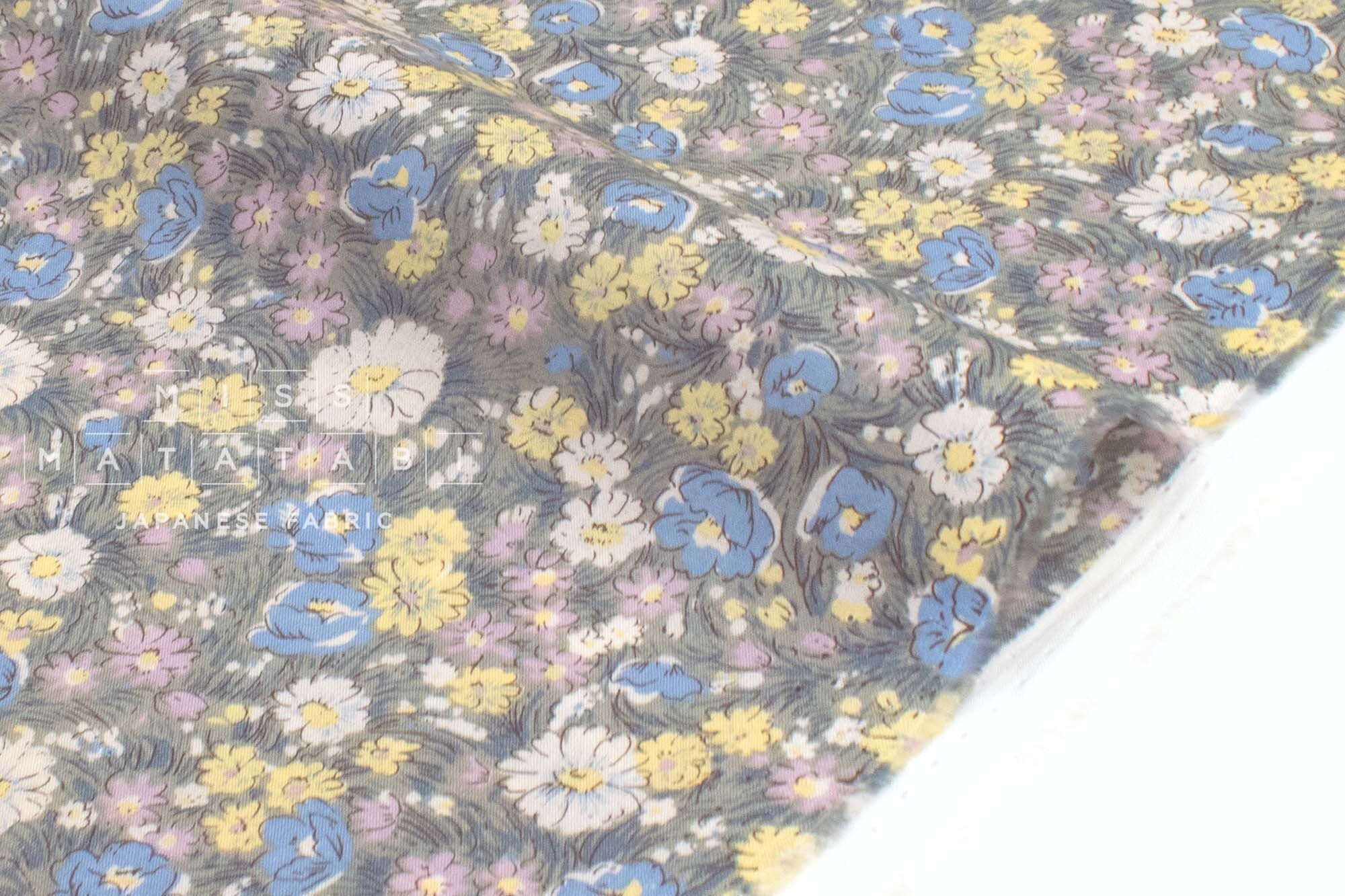 Japanese Fabric Wild Meadow - C - 50cm