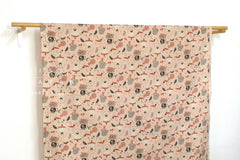 Japanese Fabric Kokka Sanae Sugimoto Humming Flower - B - 50cm