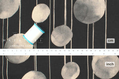 Japanese Fabric Kokka Moonlight - black - 50cm