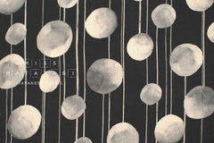 Japanese Fabric Kokka Moonlight - black - 50cm