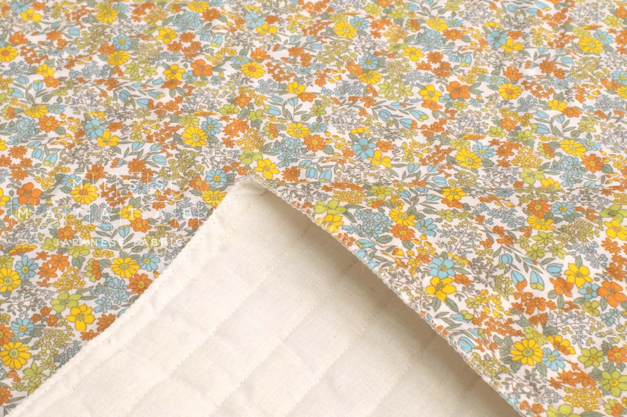 Japanese Quilted Cotton Fleur - C - 50cm