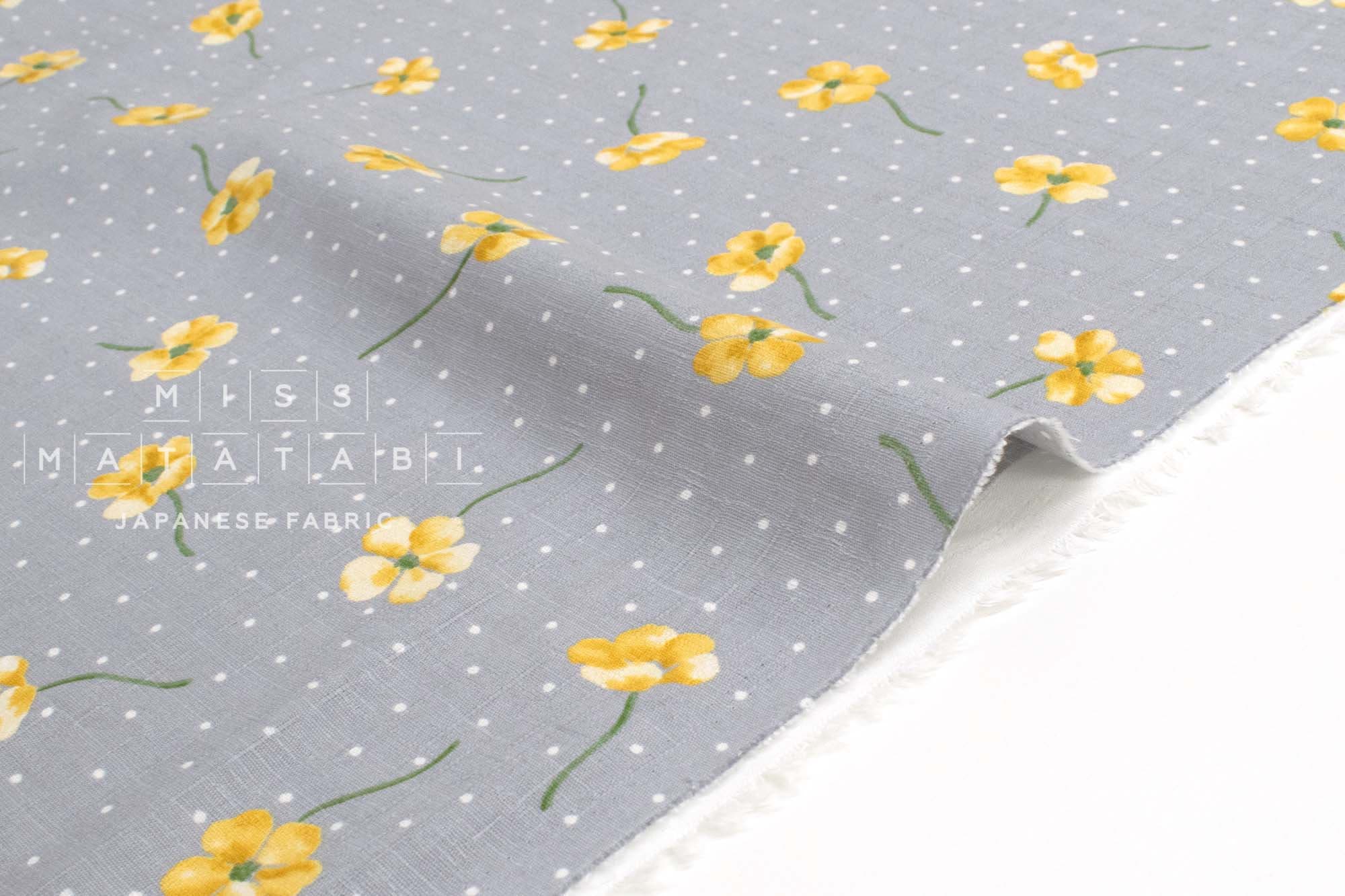 Japanese Fabric Nasturtium - B2 - 50cm