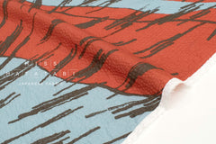 Japanese Fabric Ripple Wave Lawn Canyon - C - 50cm