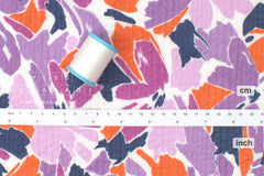 Japanese Fabric Ripple Wave Lawn Wild Summer - C - 50cm