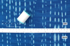 Japanese Fabric Indigo Style Shibori Print II - B - 50cm
