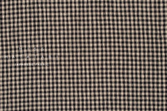 Japanese Fabric Shokunin Collection Yarn-Dyed Small Gingham - black - 50cm