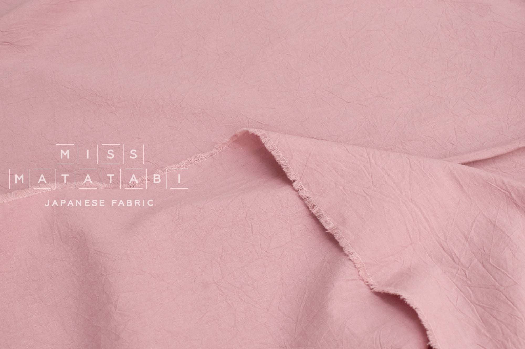 Japanese Fabric Washed Cotton - pink 33 - 50cm